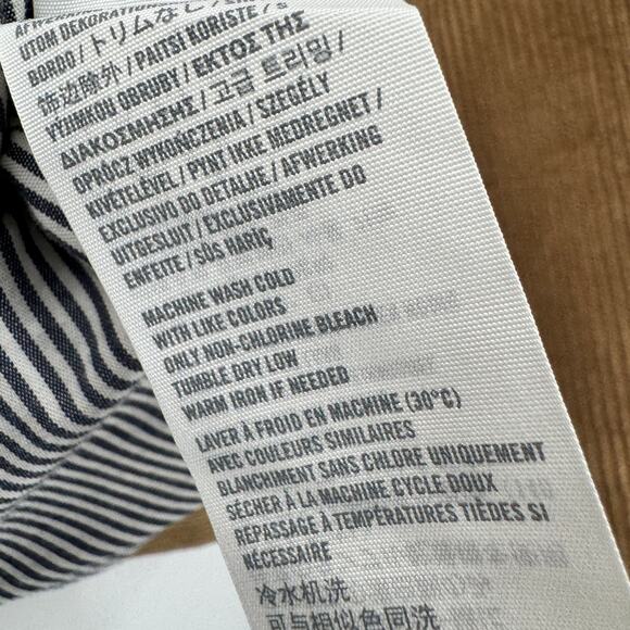 Abercrombie & Fitch Corduroy Blazer Womens Medium Cropped Brown Academia Preppy - Picture 7 of 9